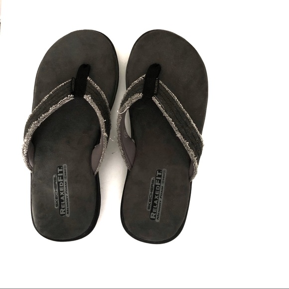 Skechers | Shoes | Skechers Relaxed Fit Memory Foam Sandals | Poshmark
